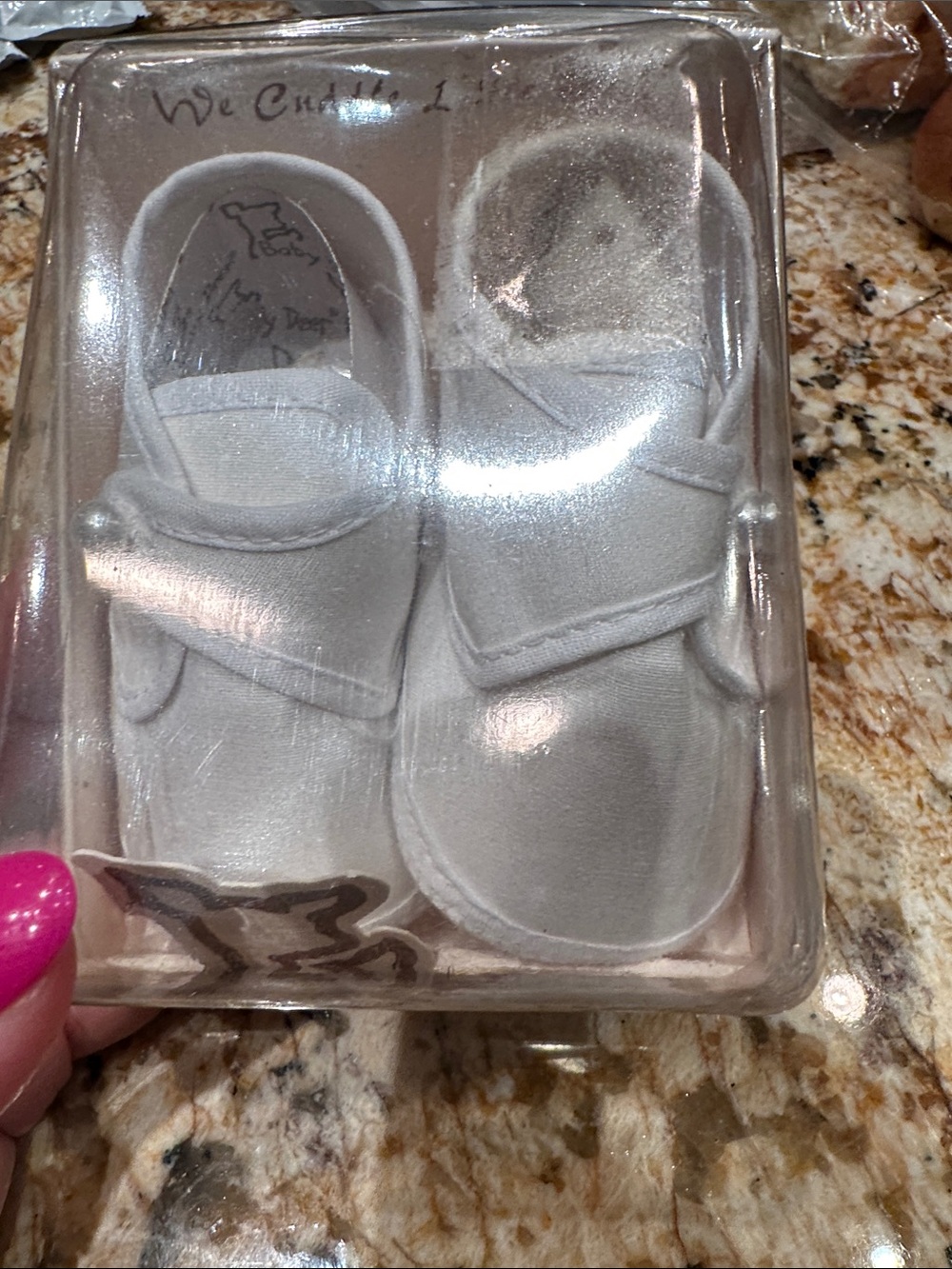 Baby Deer White Velcro Baby Walker Shoes